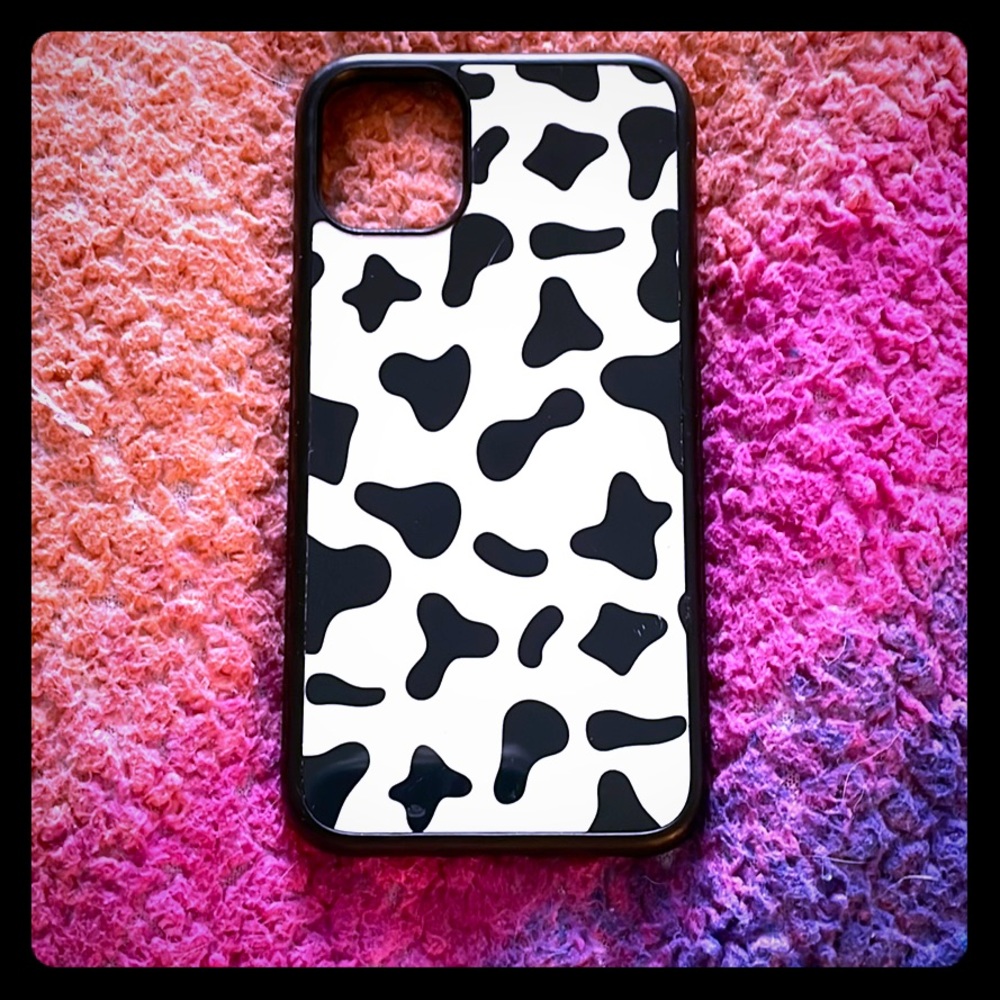 Cute cow print iPhone 11 phone case